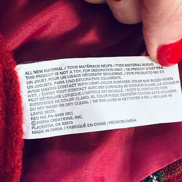 🎄Snowman Fleece Tie Back Christmas Tree Skirt 45" Diameter - Picture 7 of 9